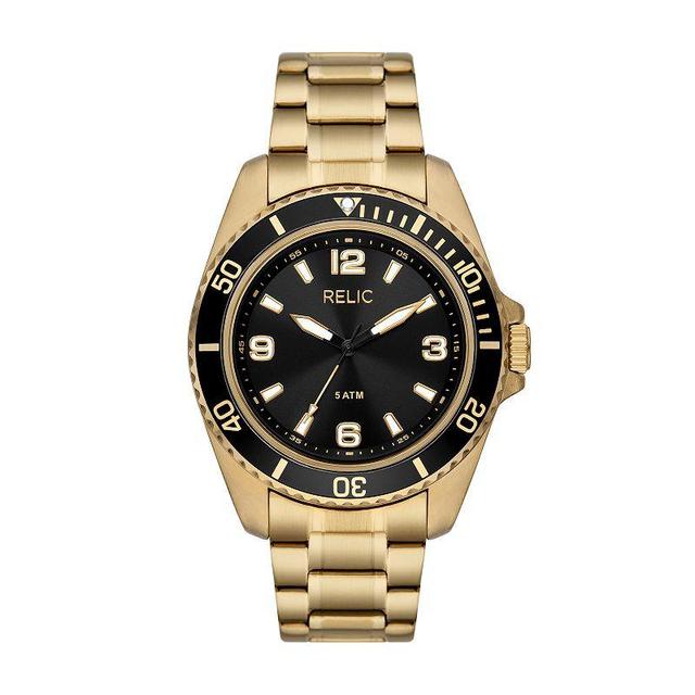 Mens Relic by Fossil Dustin Gold Watch Product Image