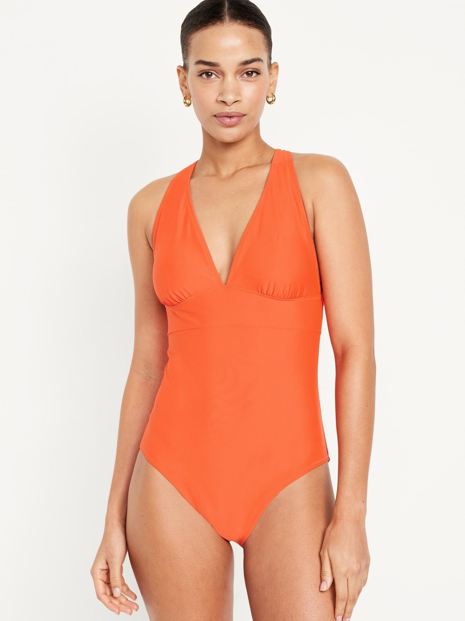 Tie-Back One-Piece Swimsuit for Women Product Image