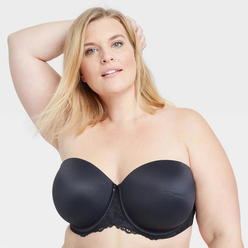 Womens Strapless Bra - Auden Black 40DD Product Image