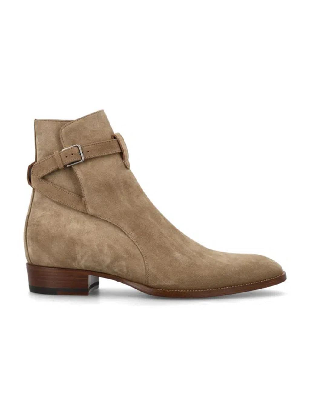 Brown Slip On Boots Product Image