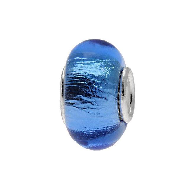 Individuality Beads Sterling Silver Glass Bead, Womens, Blue Product Image