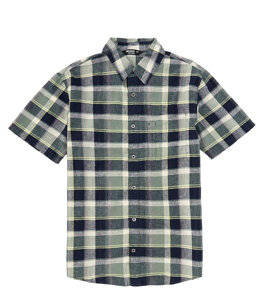 Outdoor Research Weisse Plaid Short Sleeve Woven Shirt Product Image