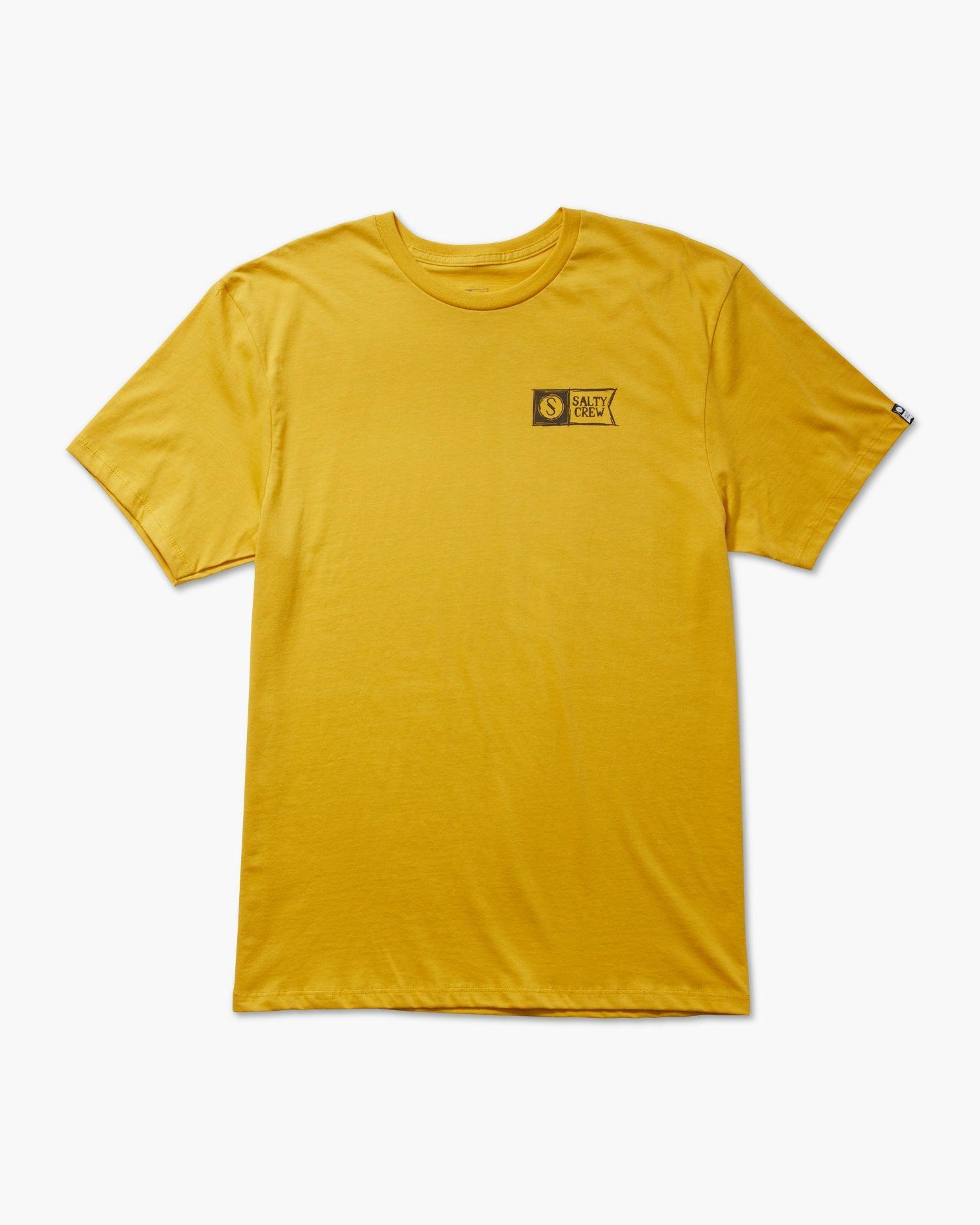 Sketchy Alpha Mustard S/S Premium Tee Male Product Image