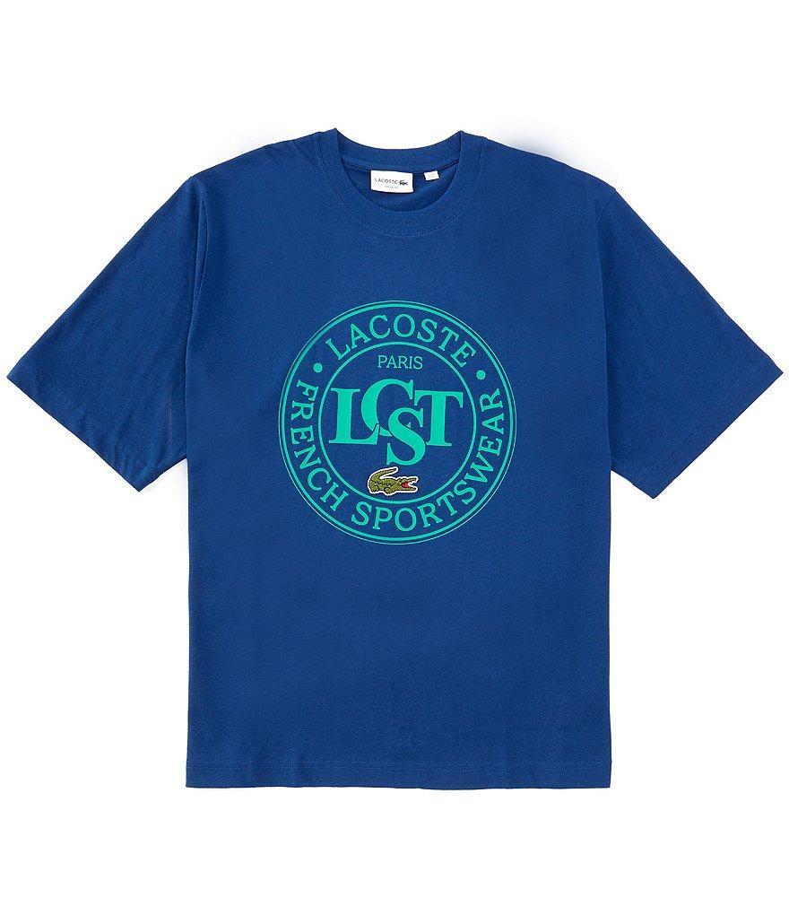 Lacoste Printed Graphic Short Sleeve T-Shirt Product Image