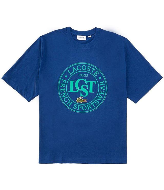 Lacoste Printed Graphic Short Sleeve T-Shirt Product Image