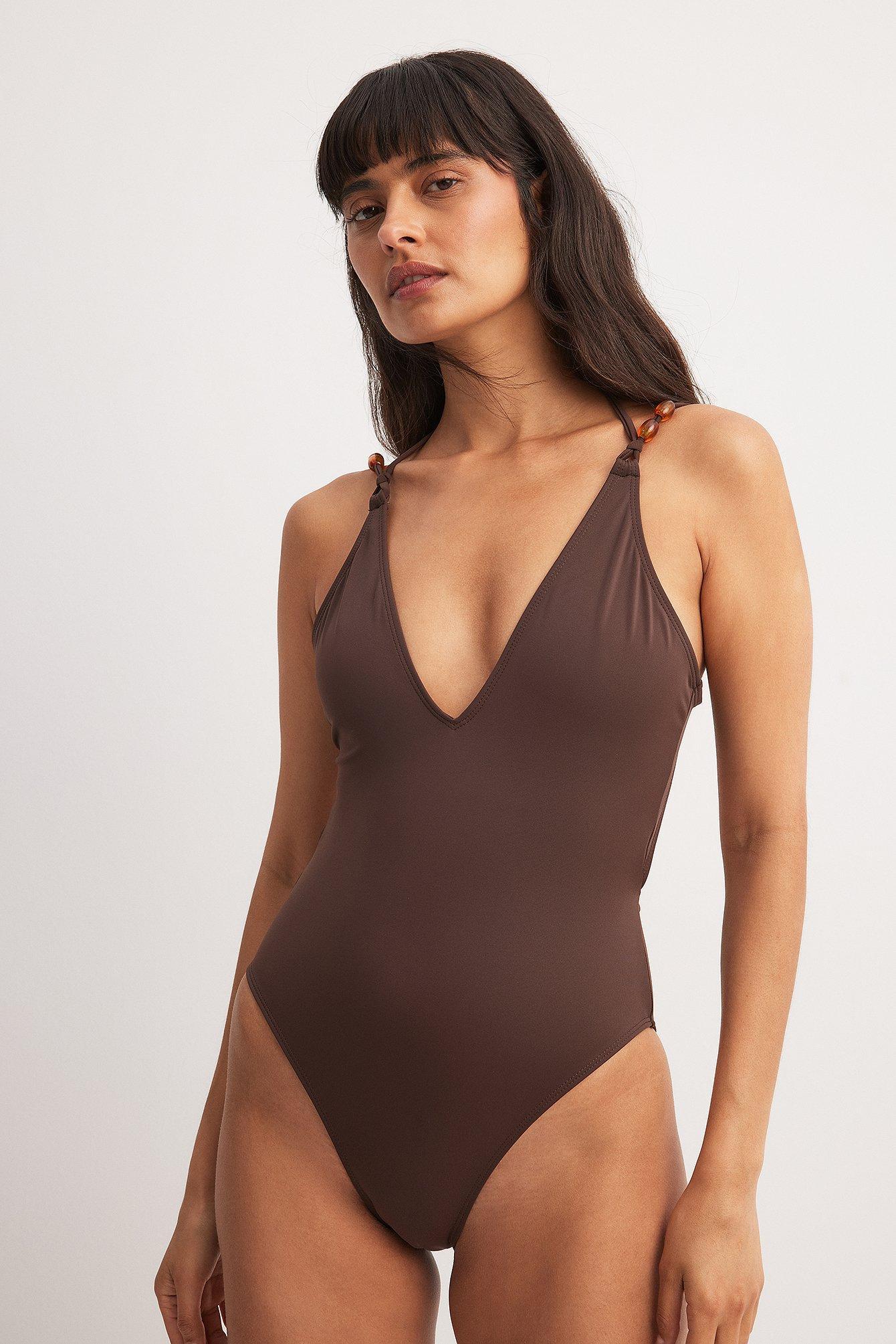 Stone Detail Swimsuit Product Image