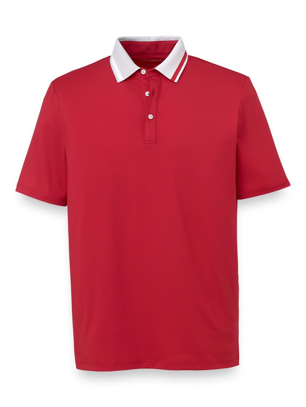 Performance Blend Three Button Polo Product Image