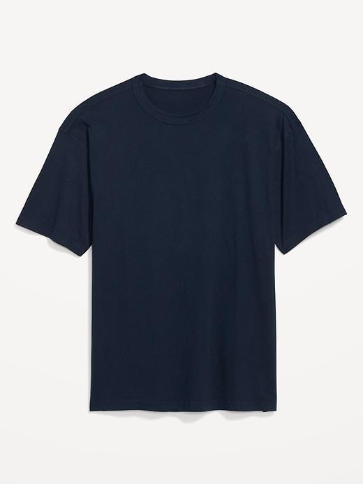 Loose Fit Crew-Neck T-Shirt Product Image