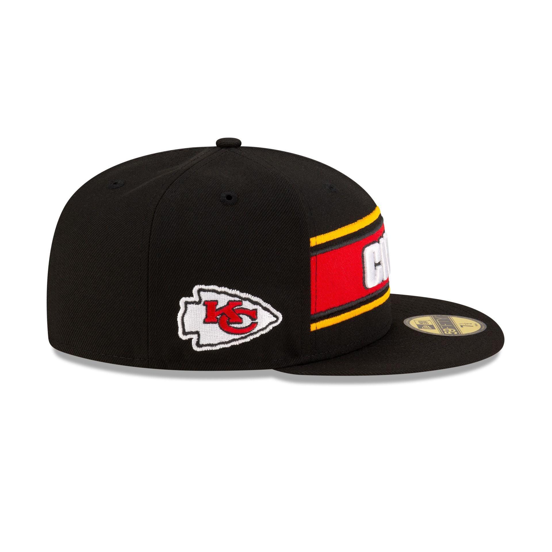 Kansas City Chiefs 2024 Sideline Black 59FIFTY Fitted Hat Male Product Image