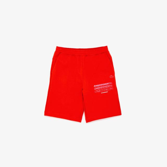 Men’s Lacoste Branded Leg Shorts Product Image