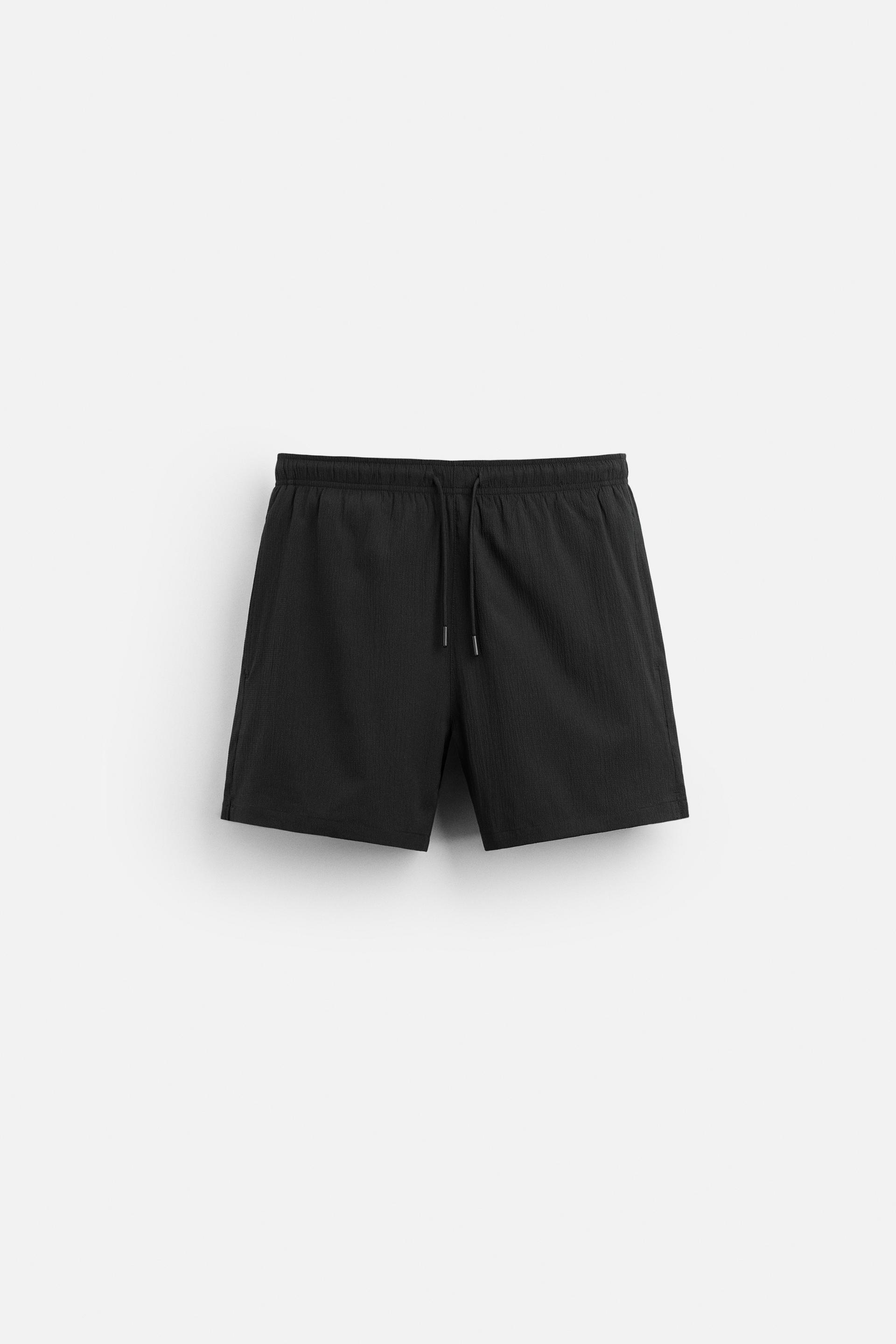 STRUCTURED REGULAR SWIM SHORTS Product Image