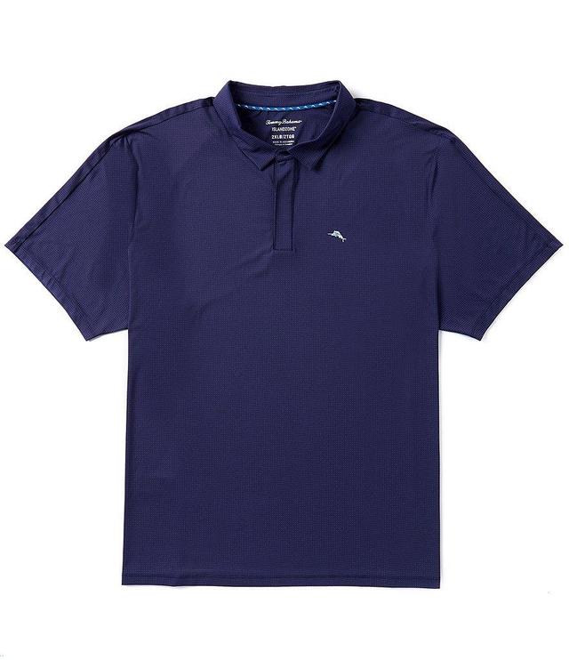 Tommy Bahama Big & Tall Palm Desert Oasis Raglan Sleeve Covered Zippered Polo Shirt Product Image