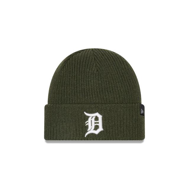 Detroit Tigers Green Merino Wool Knit Beanie Male Product Image