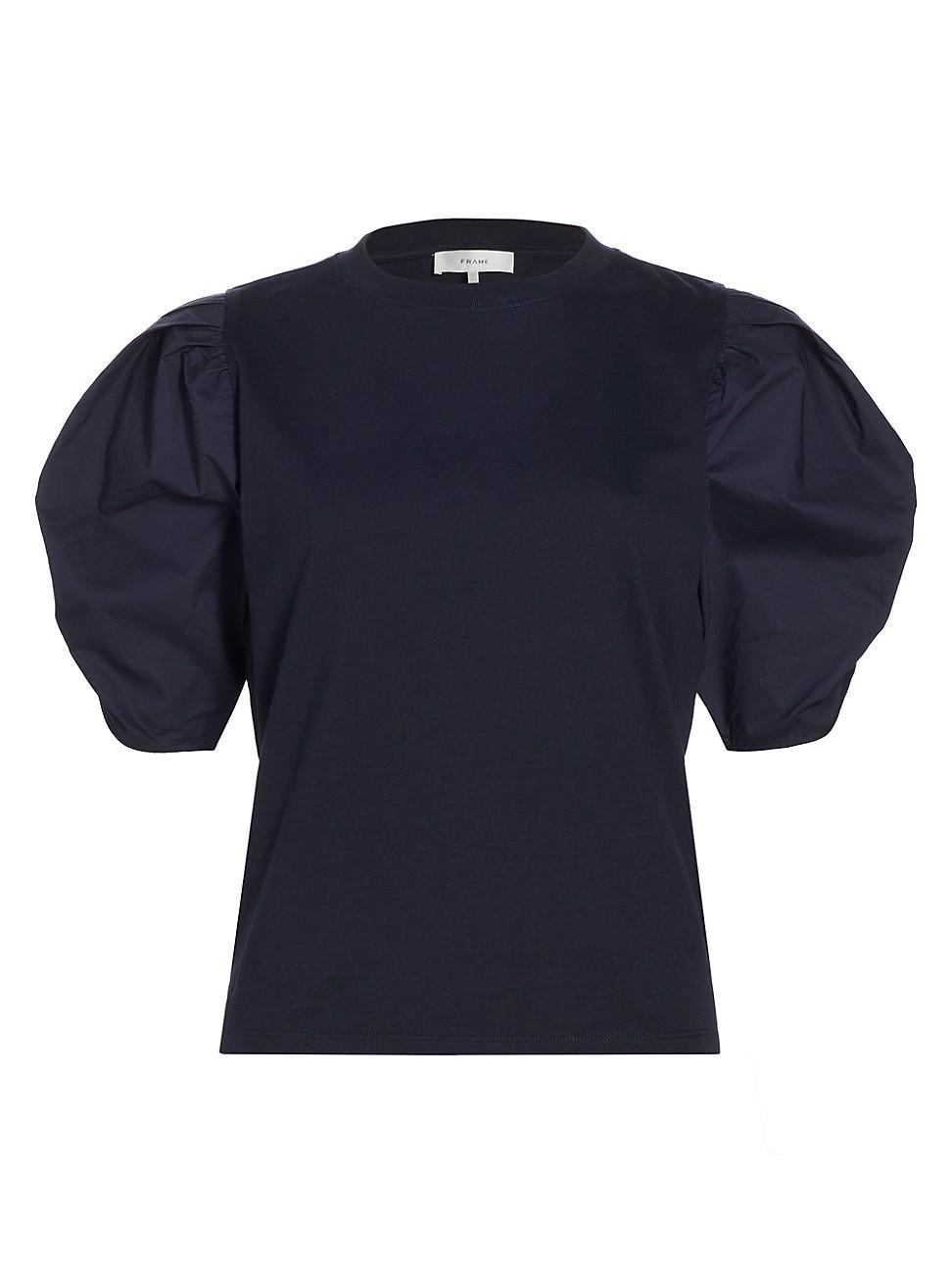 Womens Cotton Puff-Sleeve T-Shirt product image