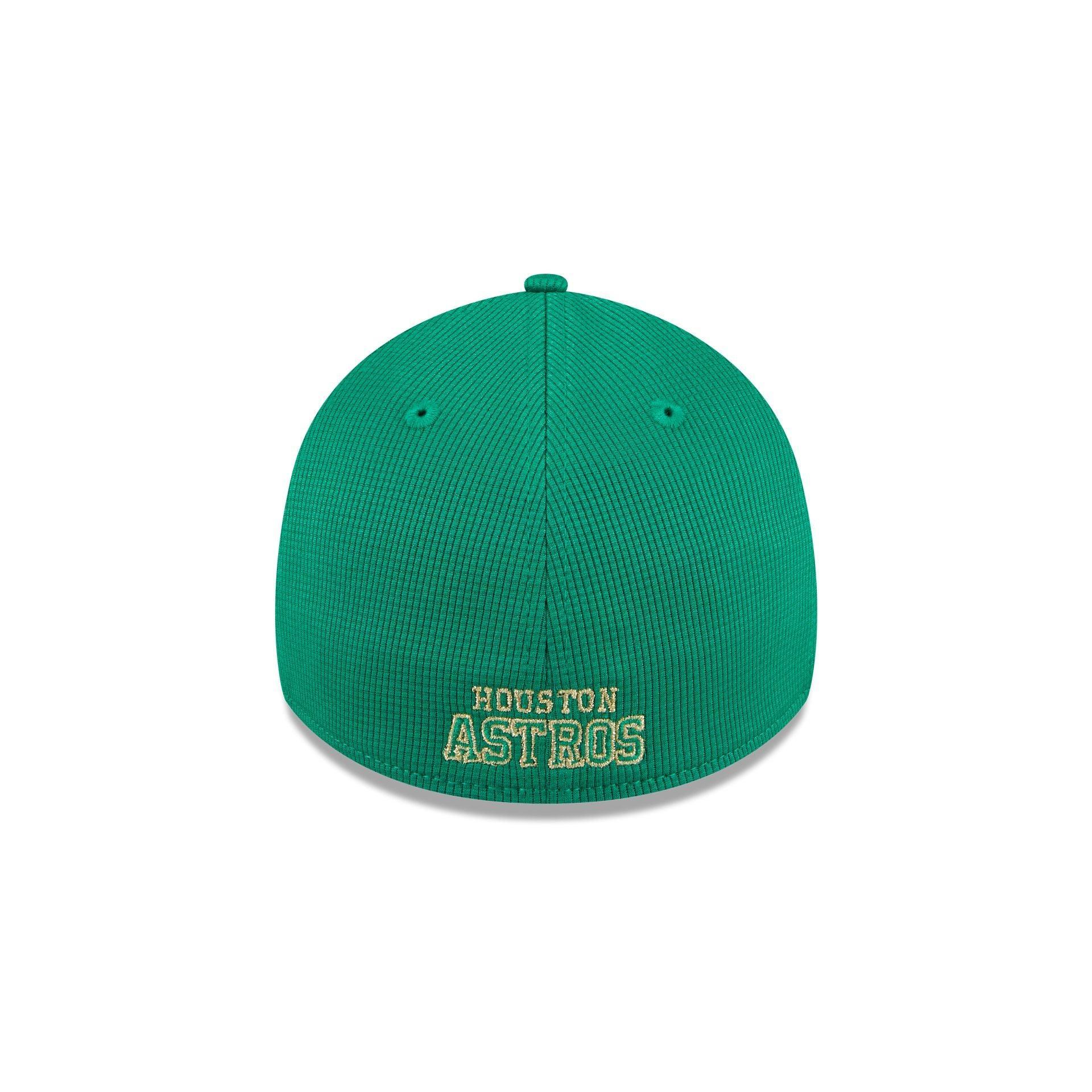 Houston Astros St. Patrick's Day 2024 39THIRTY Stretch Fit Hat Male Product Image