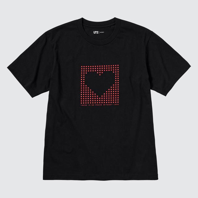 Peace For All (Short-Sleeve Graphic T-Shirt) (Rei Inamoto) Black Small UNIQLO US Product Image