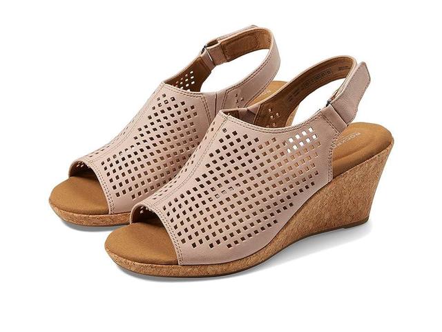 Rockport Briah Perf Sling (Farro Nubuck) Women's Shoes Product Image