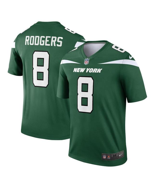 Mens Nike Aaron Rodgers Gotham Green New York Jets Legend Player Jersey - Green Product Image