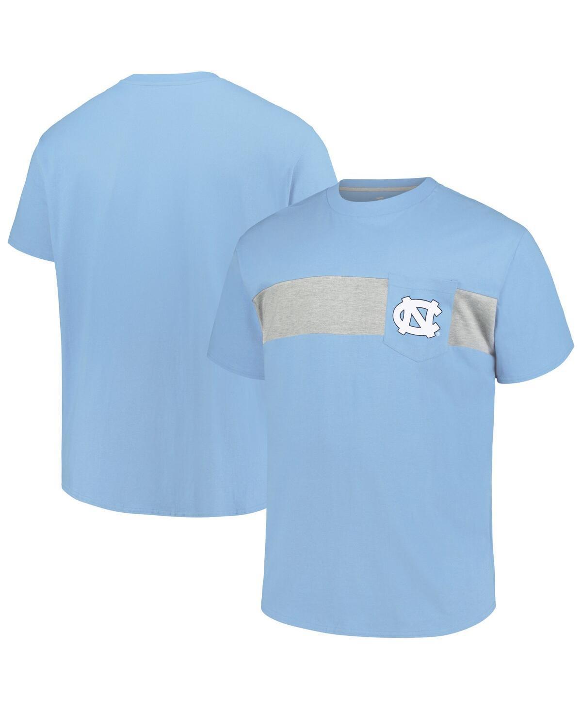 Mens Profile Carolina Blue North Carolina Tar Heels Big & Tall Color Stripe T-Shirt Product Image