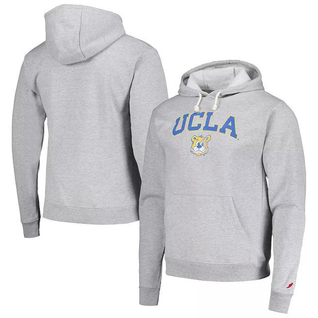 Mens League Collegiate Wear Heather Gray UCLA Bruins Tall Arch Essential Pullover Hoodie Product Image