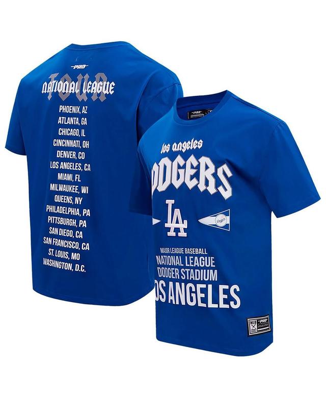 Pro Standard Mens Royal Los Angeles Dodgers Oversized City Tour T-Shirt Product Image