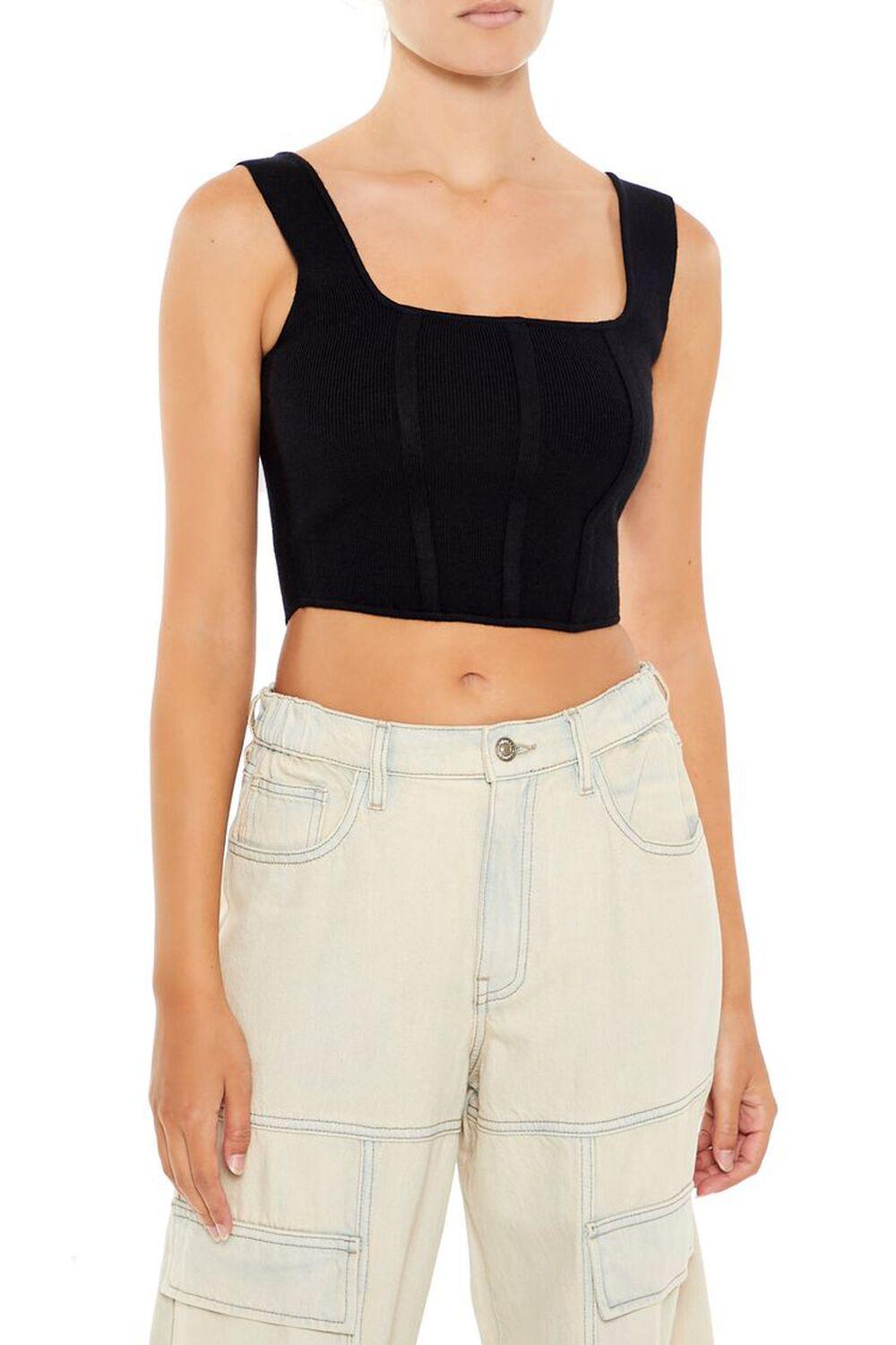 Sweater-Knit Ribbed Crop Top | Forever 21 Product Image