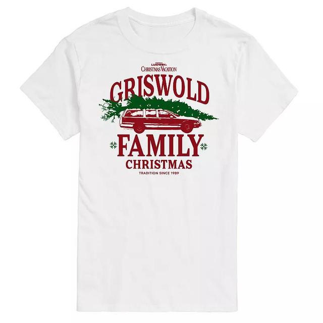 Big & Tall National Lampoons Christmas Vacation Griswold Family Christmas Graphic Tee, Mens Product Image