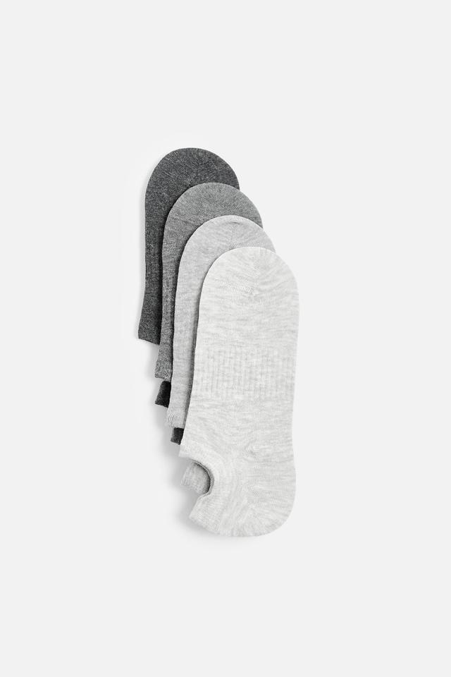 4 PACK OF NO-SHOW SOCKS Product Image