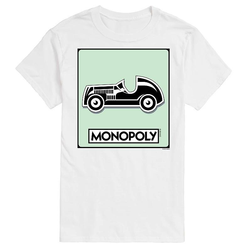 Big & Tall Monopoly Car Game Token Graphic Tee, Mens Product Image