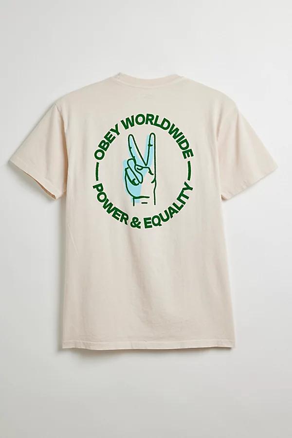 OBEY Peace & Equality Tee Mens at Urban Outfitters Product Image