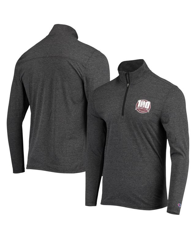 Mens Champion Heathered Black Texas A&M Aggies 12th Man Centennial Field Day Quarter-Zip Jacket Product Image