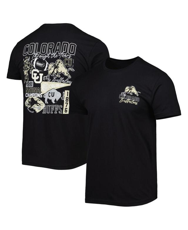 Mens Colorado Buffaloes Vintage Through the Years 2-Hit T-Shirt Product Image