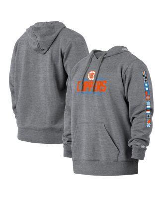 Mens New Era Gray La Clippers 2021/22 City Edition Big and Tall Pullover Hoodie Product Image