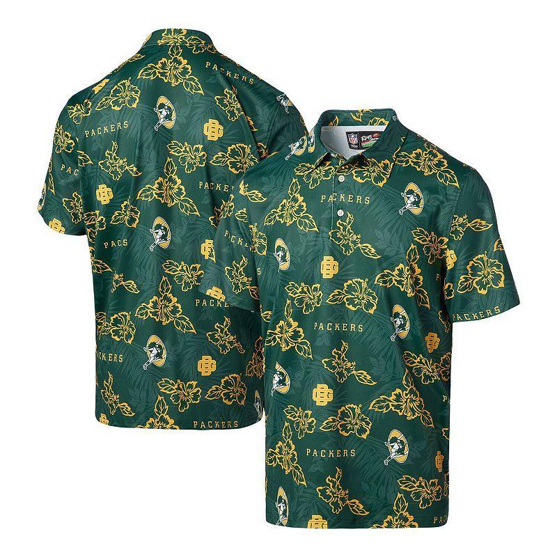 Mens Reyn Spooner Bay Packers Throwback Pua Performance Polo Product Image