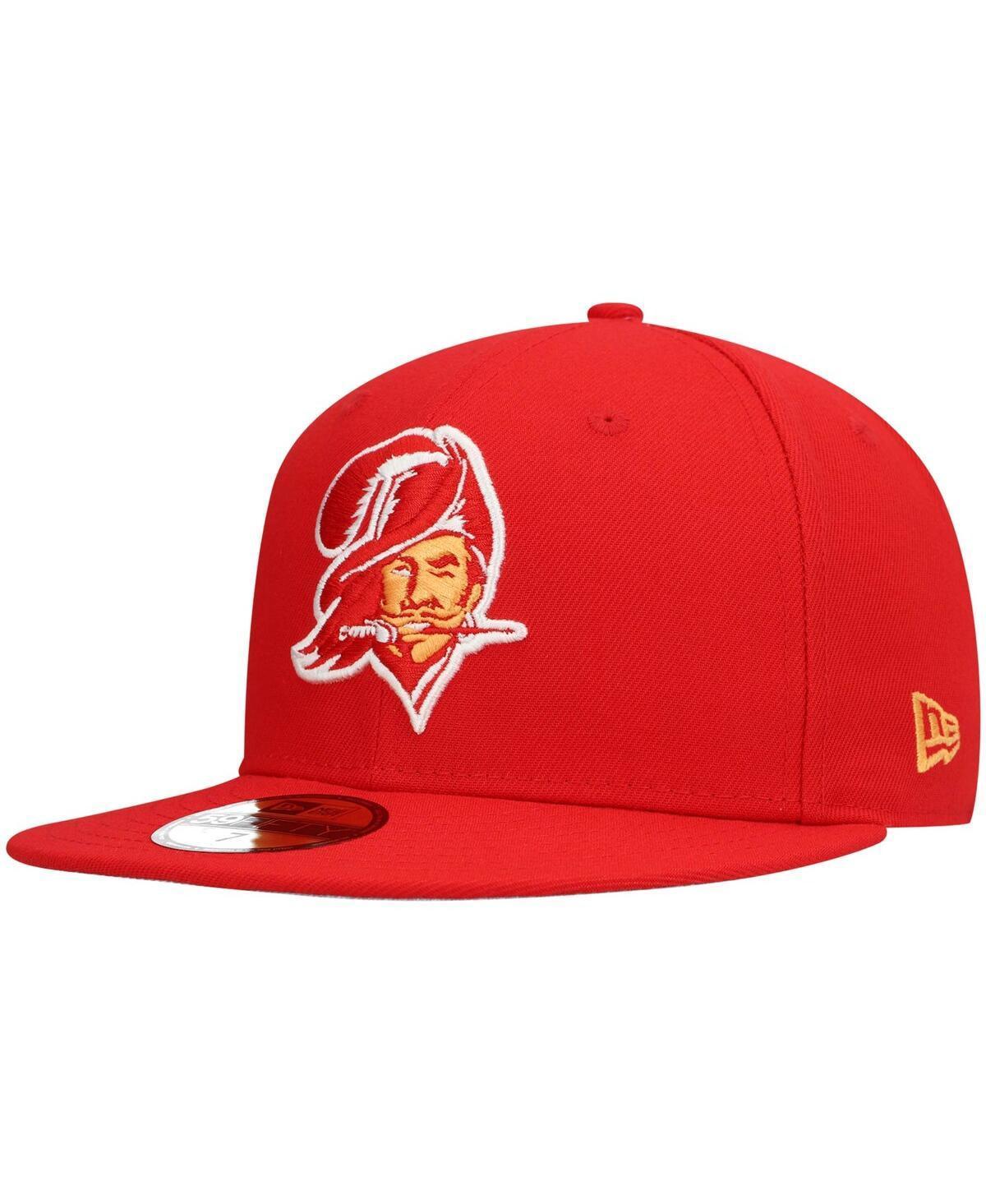 Mens Red Tampa Bay Buccaneers Omaha Throwback 59FIFTY Fitted Hat Product Image