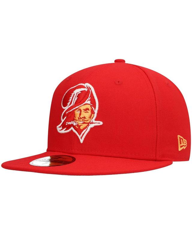 Mens Red Tampa Bay Buccaneers Omaha Throwback 59FIFTY Fitted Hat Product Image