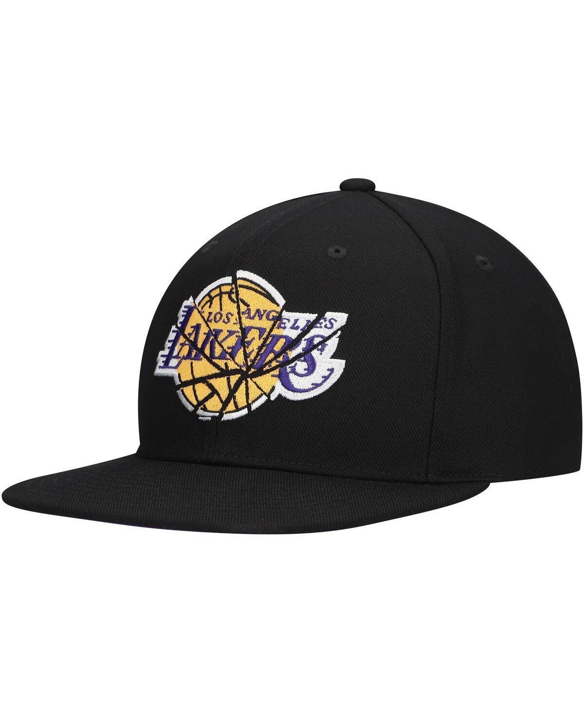 Mens Mitchell & Ness Los Angeles Lakers Shattered Snapback Hat Product Image