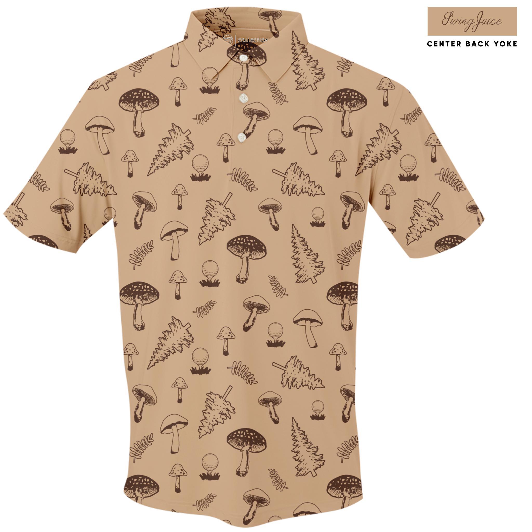 SwingJuice Golf Mushrooms Men's Polo Product Image