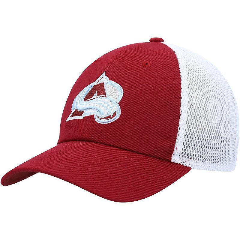 Mens adidas Burgundy Colorado Avalanche Color Pop Trucker Adjustable Hat Product Image