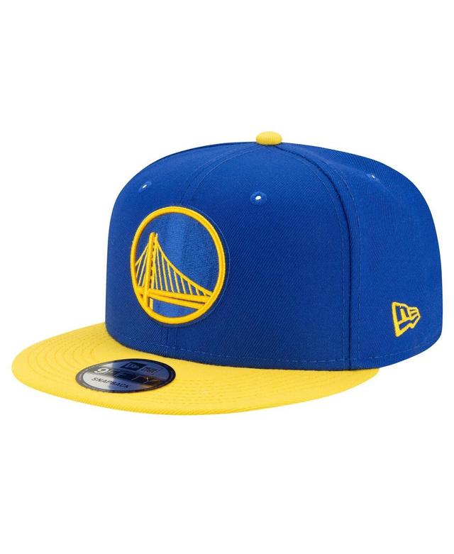 Mens New Era Royal Golden State Warriors Official Team Color 2Tone 9FIFTY Snapback Hat - Royal Product Image