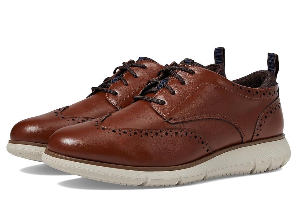 Nunn Bush Shoes Stance Wingtip Oxford Cognac Multi Product Image