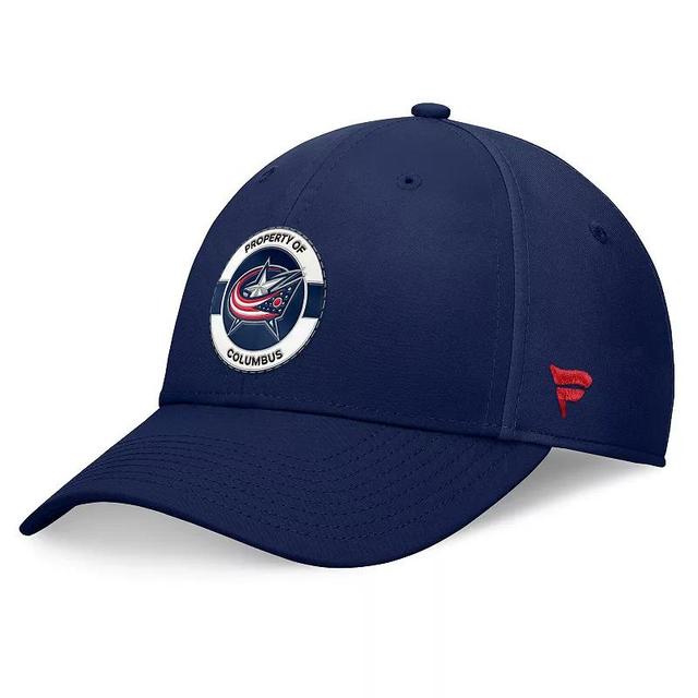 Mens Fanatics Columbus Blue Jackets Authentic Pro Training Camp Flex Hat Product Image