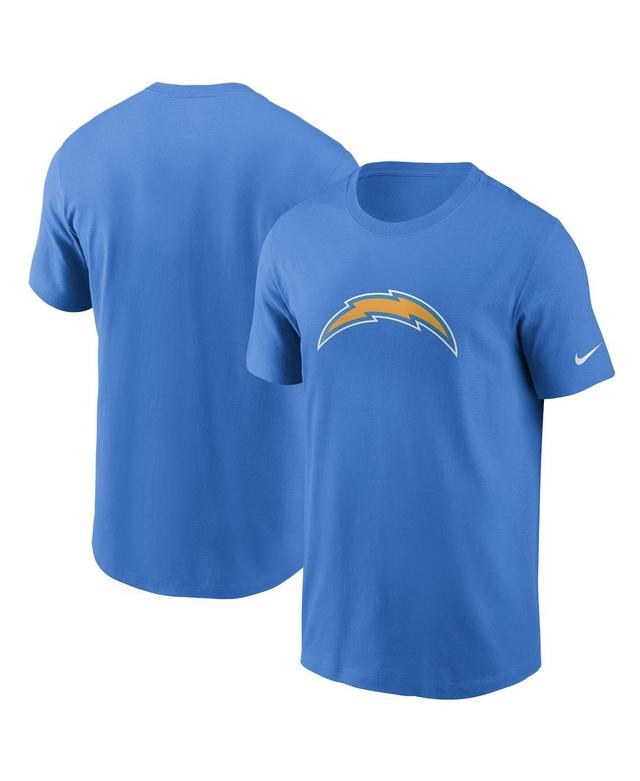 Mens Nike Powder Blue Los Angeles Chargers Primary Logo T-shirt Product Image