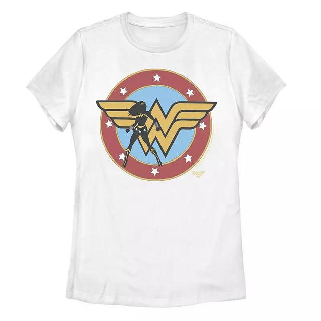 Juniors DC Fandome Wonder Woman Silhouette Logo Graphic Tee, Girls Product Image