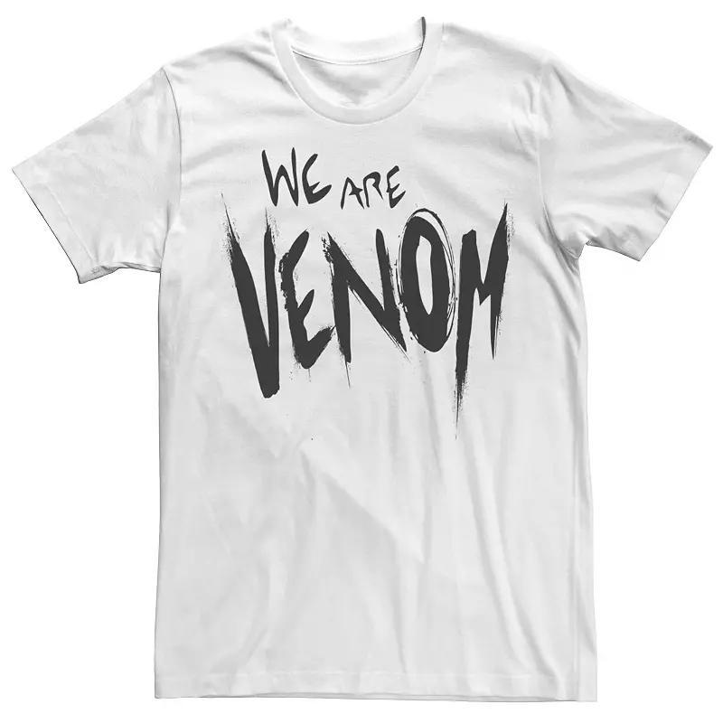 Mens Marvel We Are Venom Large Text Tee White Product Image