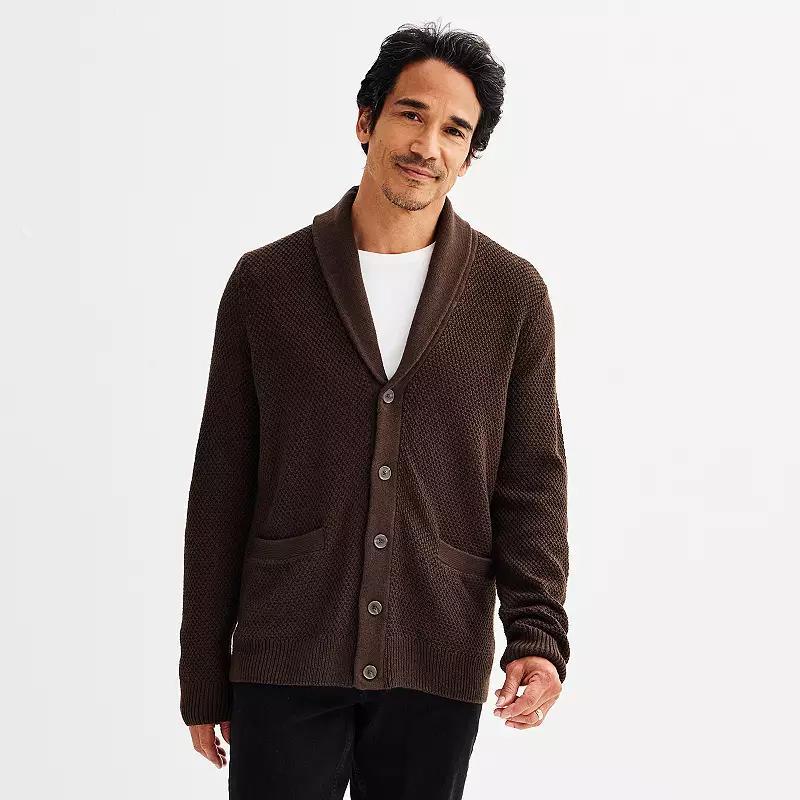 Mens Sonoma Goods For Life Heavyweight Shawl Cardigan Product Image