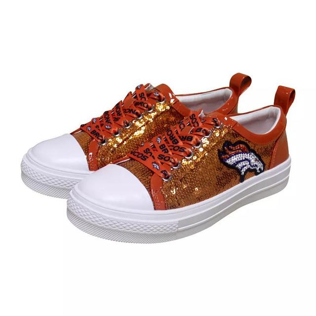 Womens Cuce Denver Broncos Team Sequin Sneakers Product Image