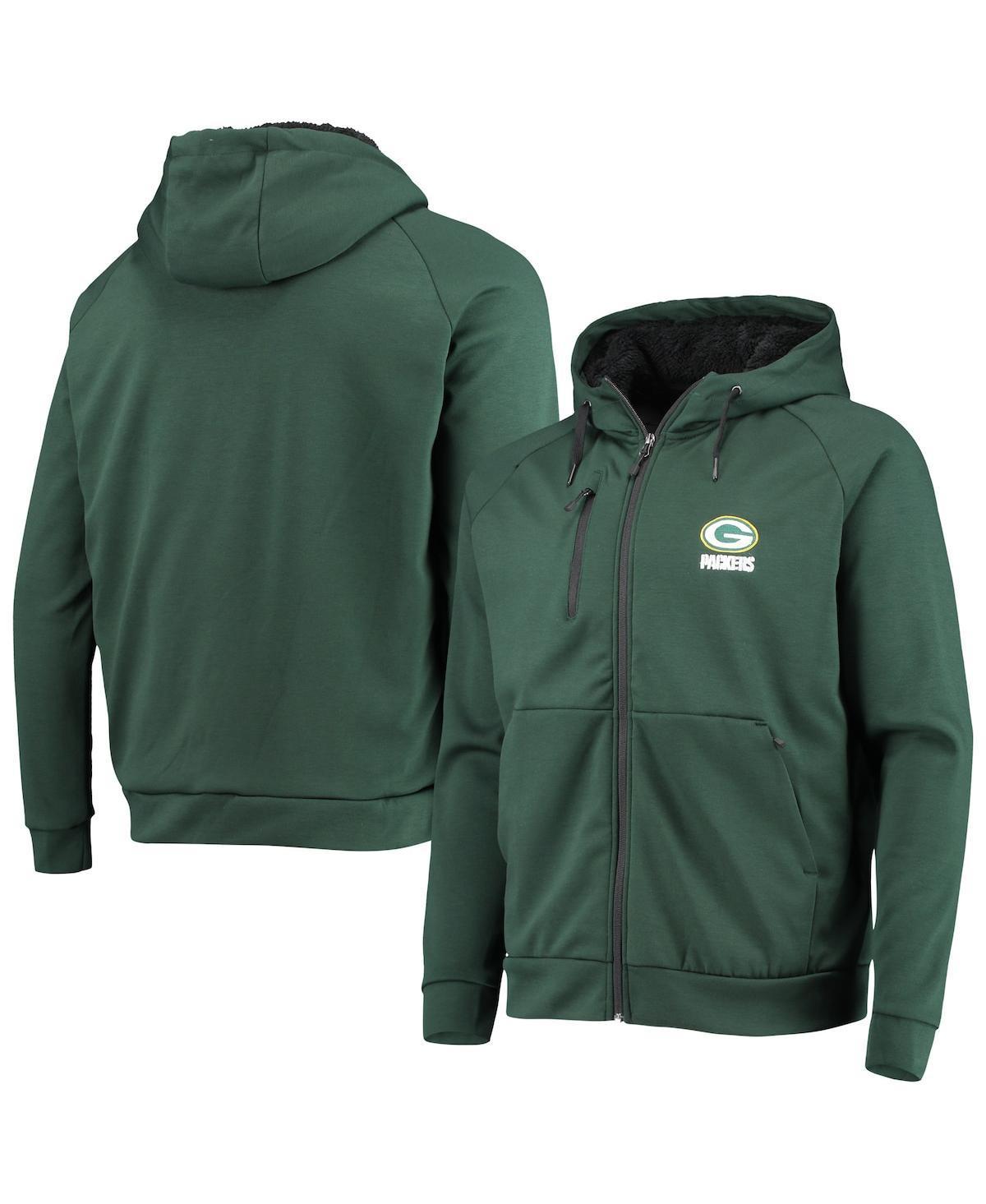 Mens Dunbrooke Bay Packers Shag Tri-Blend Full-Zip Raglan Hoodie Product Image