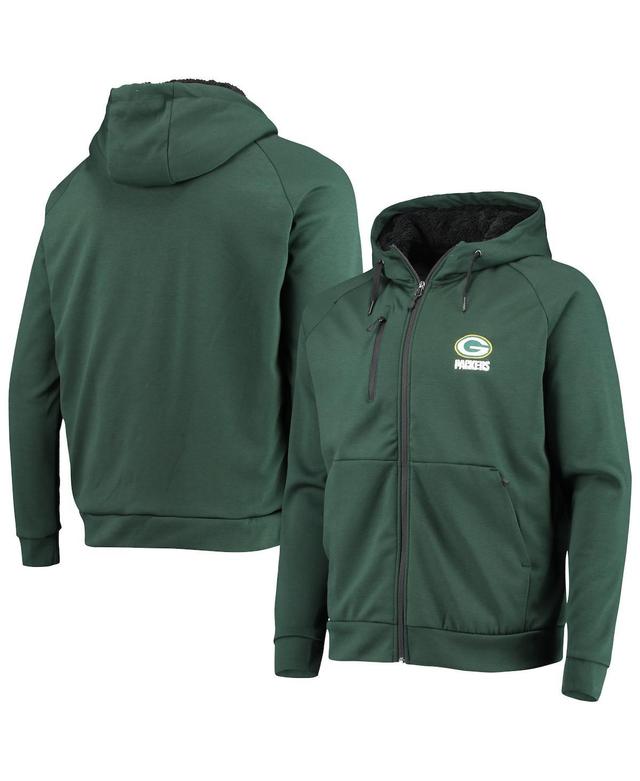 Mens Dunbrooke Green Bay Packers Shag Tri-Blend Full-Zip Raglan Hoodie Green Product Image