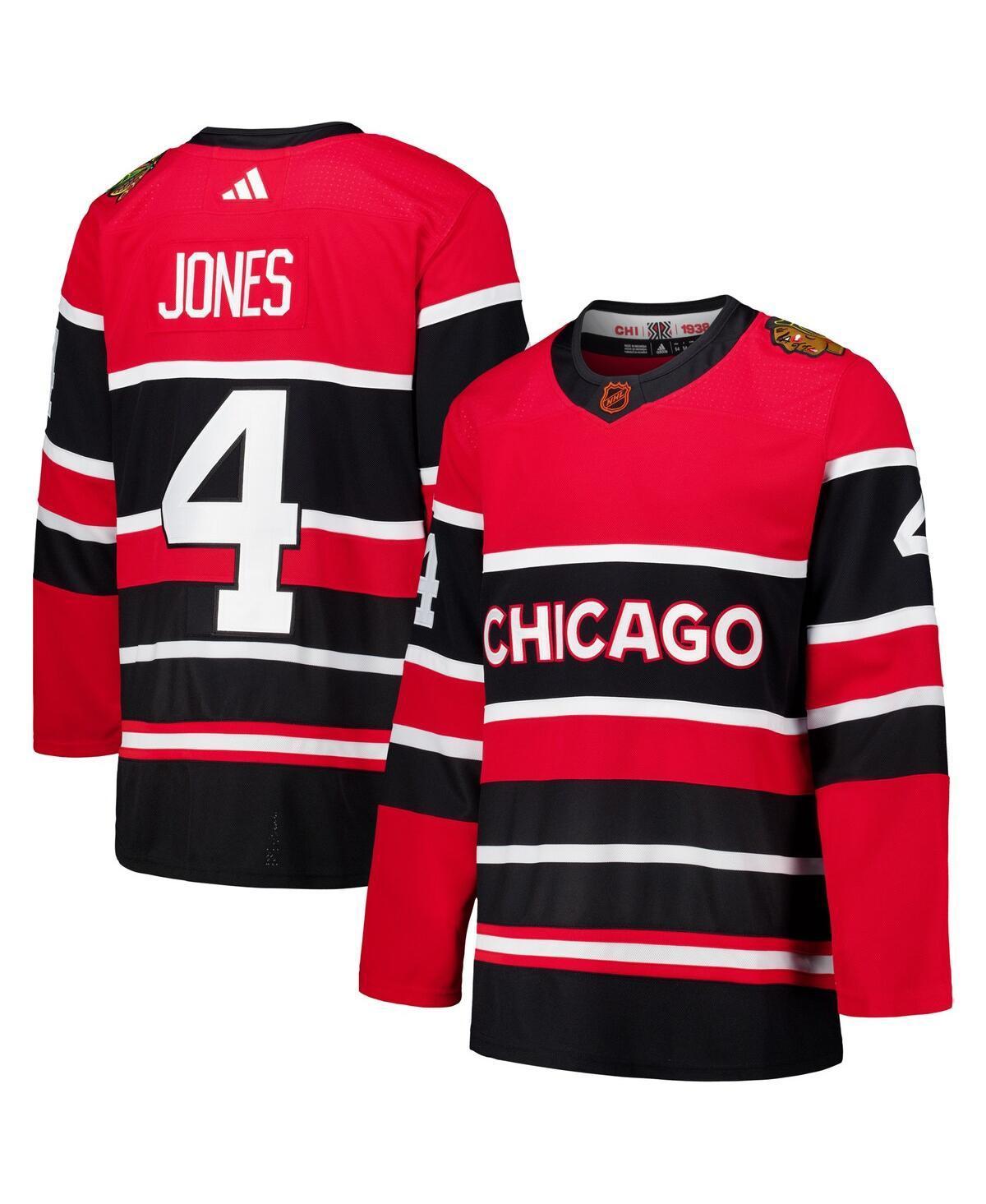 Mens adidas Seth Jones Chicago Blackhawks Reverse Retro 2.0 Authentic Player Jersey Product Image